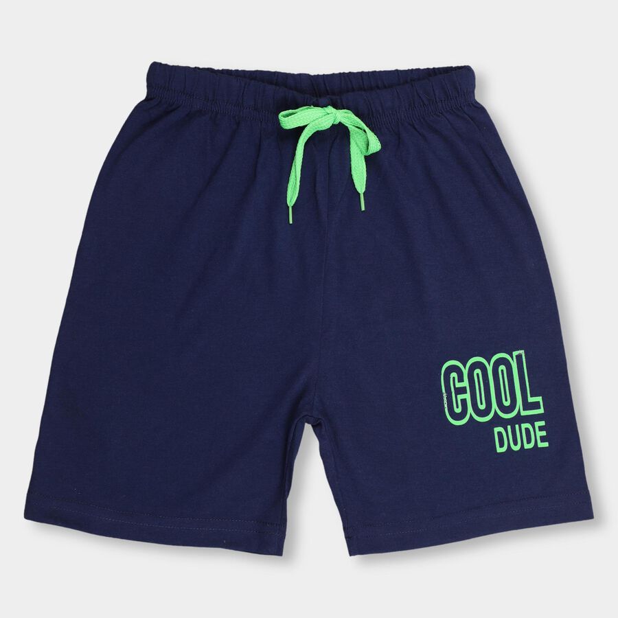 Boys' Bermudas, नेवी ब्लू, large image number null