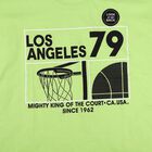 Boys' Half Sleeves T-Shirt, हल्का हरा, small