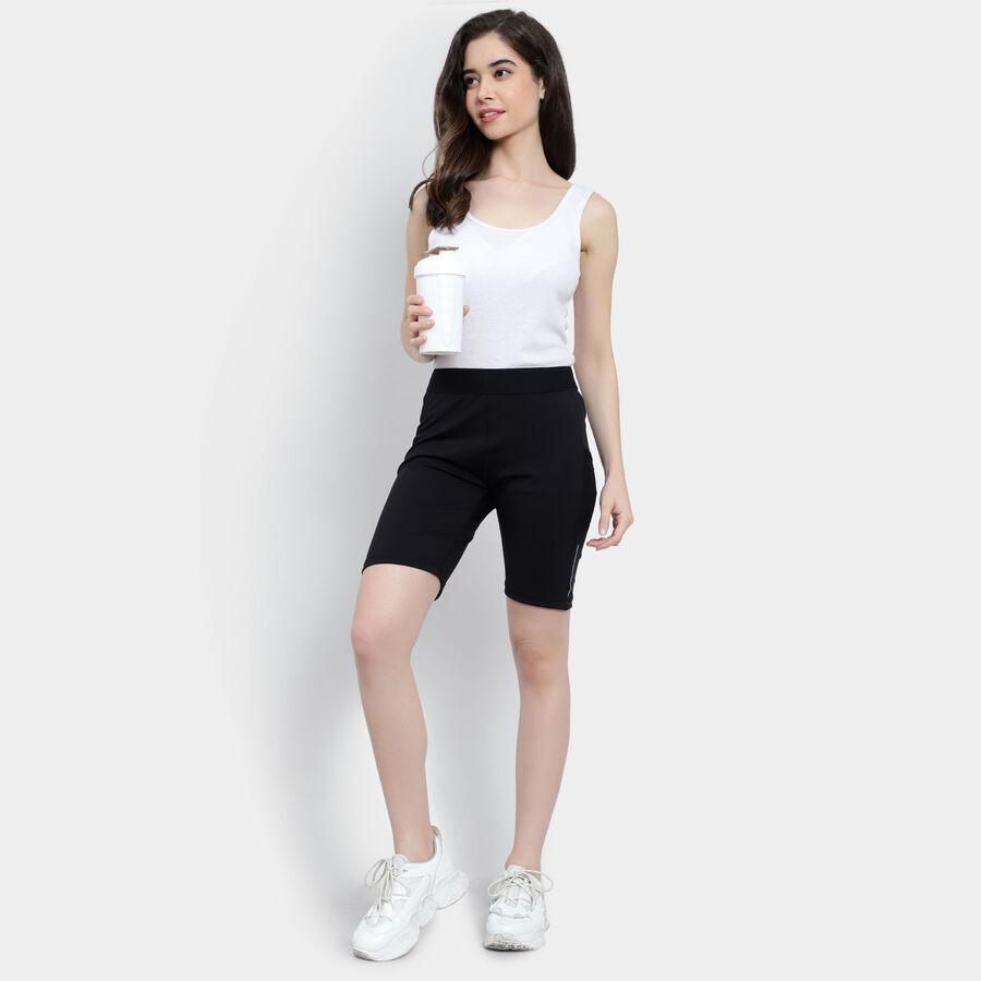 Solid Shorts, काला, large image number null
