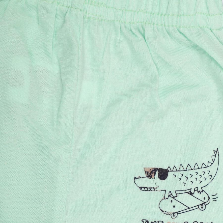 Infants' 100% Cotton Pyjama , हल्का हरा, large image number null