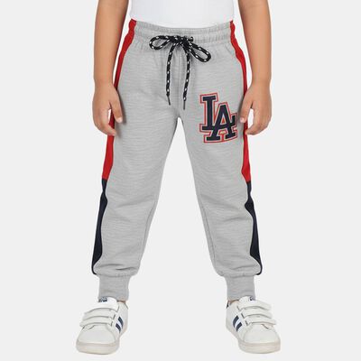 Boys' Grey Regular Fit LA Printed Pyjama