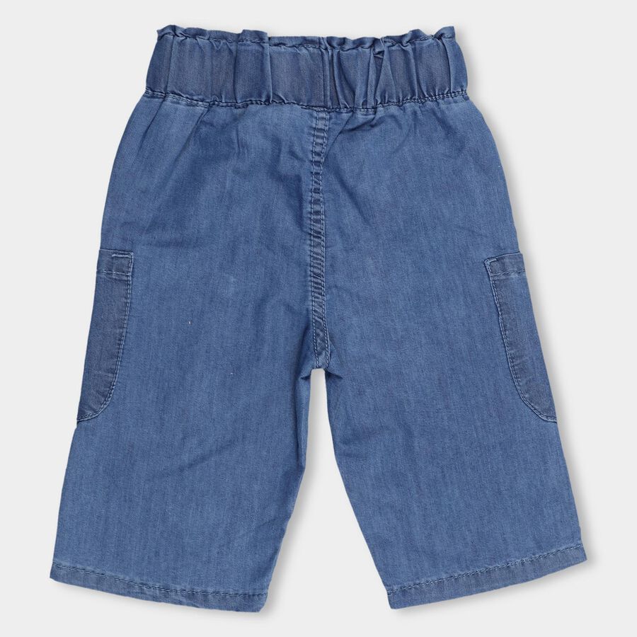 Girls' Capri , Mid Blue, large