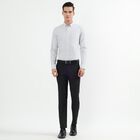 Men's Light Grey Button Down Classic Formal Shirt, हल्का ग्रे, small image number null