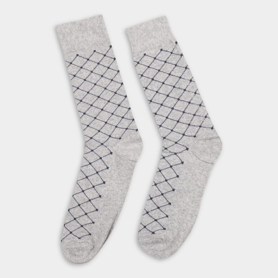 Men's Socks (Pack of 2), नेवी ब्लू, large