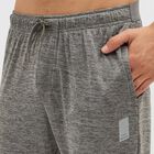 Men's Muted Ash Grey Slim Fit Logo Detail Track Pants, Dark Grey, small image number null
