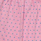 Girls' Light Pink Regular Fit Cotton Blend Capri, Light Pink, small