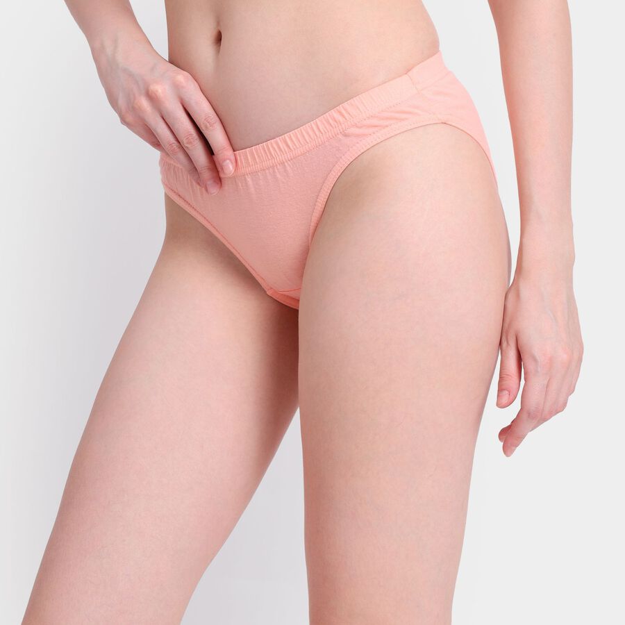 Ladies' Cotton Panty, Peach, large image number null