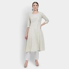 Ladies' 100% Cotton Kurta, Beige, small image number null