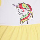 Girls' Frock, Yellow, small