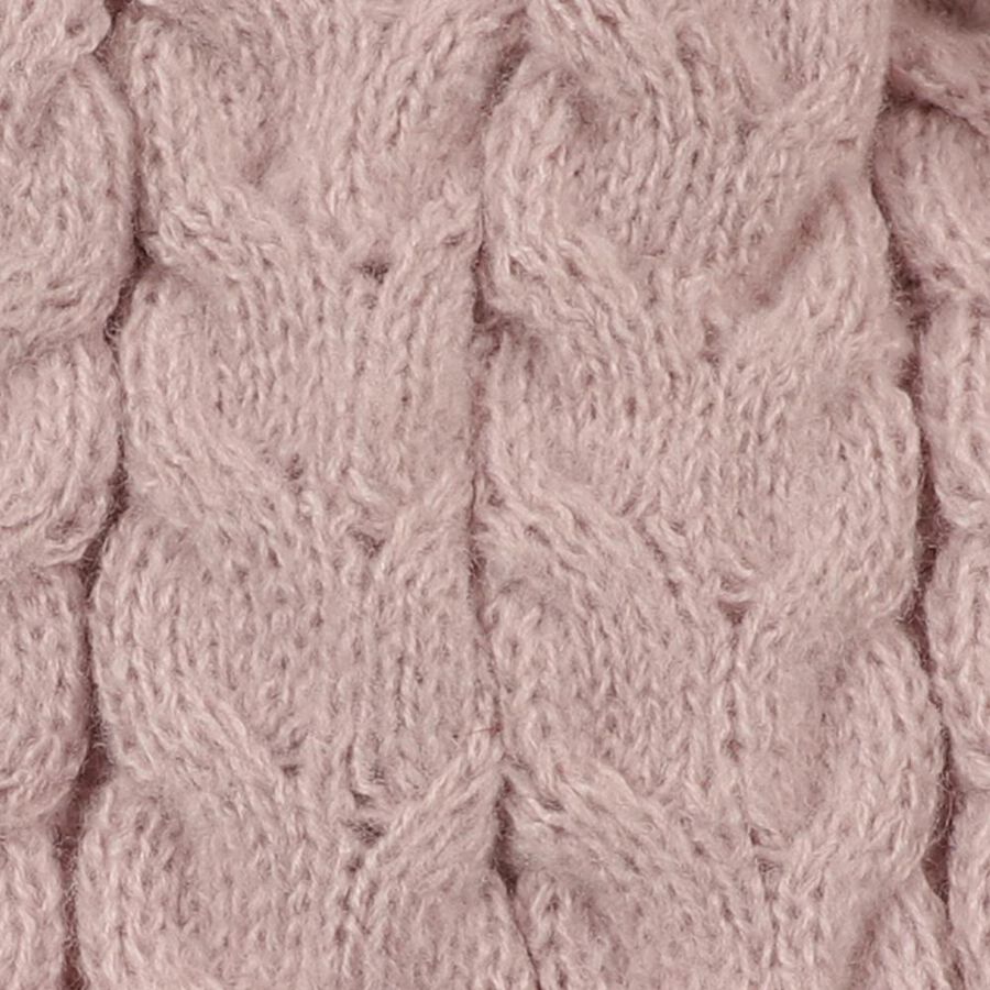 Girls' Winter Cap, हल्का गुलाबी, large image number null