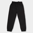 Boys' 100% Cotton Trousers , Black, small