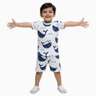 Boys' Night Suit, ऑफ व्हाइट, small image number null