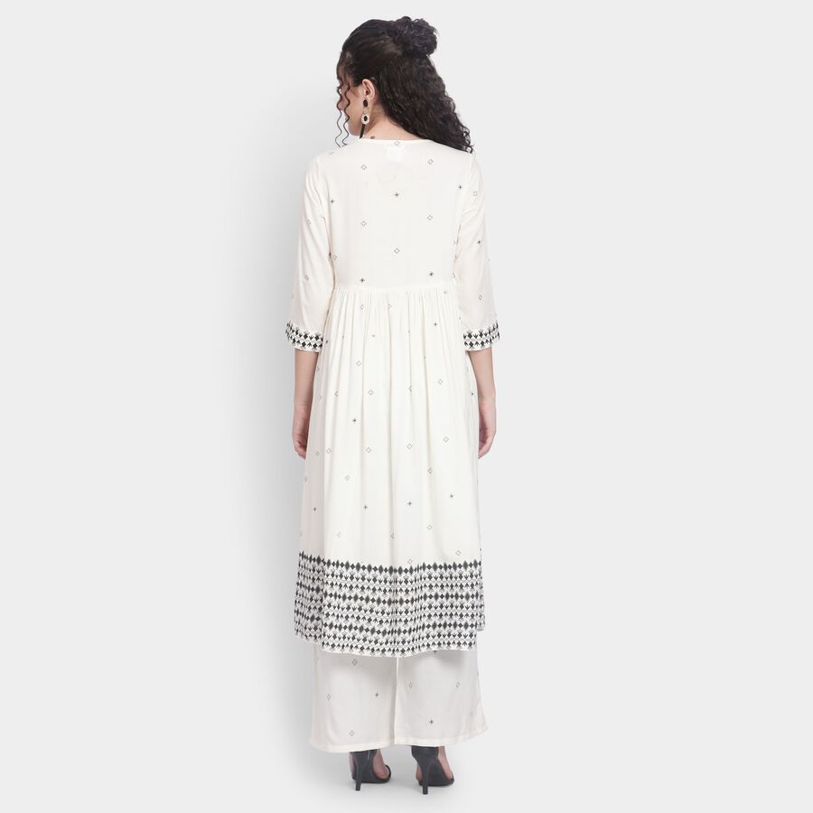 Ladies' Kurta Pyjama Set, Black, large image number null