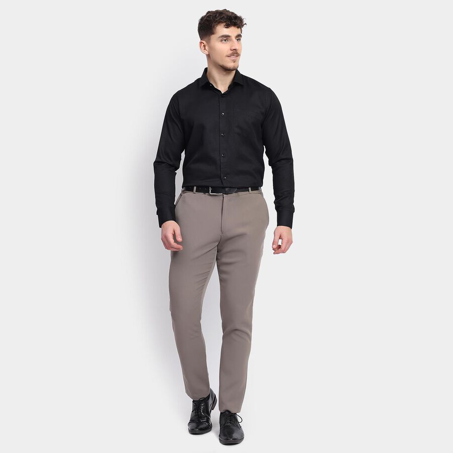 Men's Formal Shirt , Black, large image number null
