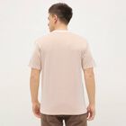 Men's Light Beige Crew Neck Athleisure Drifit T-Shirt, गहरा पीला, small