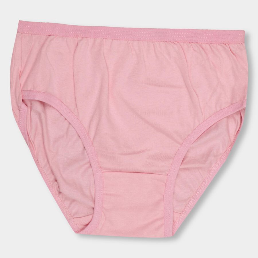Girls' 100% Cotton Panty, Pink, large image number null