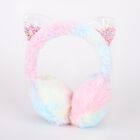 Girls Pastel Rainbow Unicorn Earmuffs, Assorted, small image number null