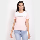 राउन्ड नेक टी-शर्ट, Pink, small image number null
