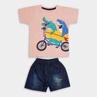 Infants' 100% Cotton Baba Suit , पीच, small image number null