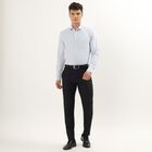 Men's Light Powder Blue Cut Away Collar Slim Fit Formal Shirt, Light Blue, small image number null