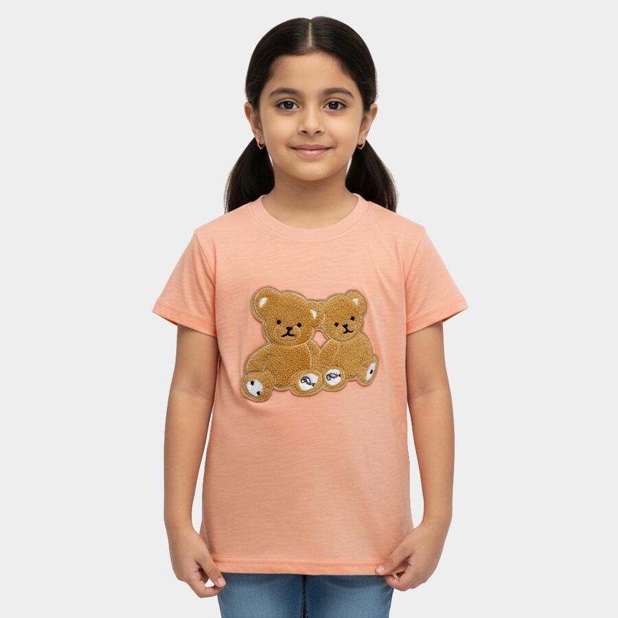 Girls' T-Shirt, Light Pink, large image number null