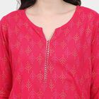 Ladies' Kurta, रानी (फ्यूशिया), small image number null