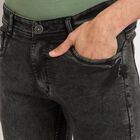 Men's Skinny Jeans , Dark Grey, small image number null