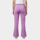 Women's Lilac Regular Fit Jogger Track Pants, लाइलेक, small