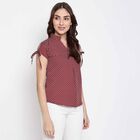 Checks Shirt, Maroon, small image number null