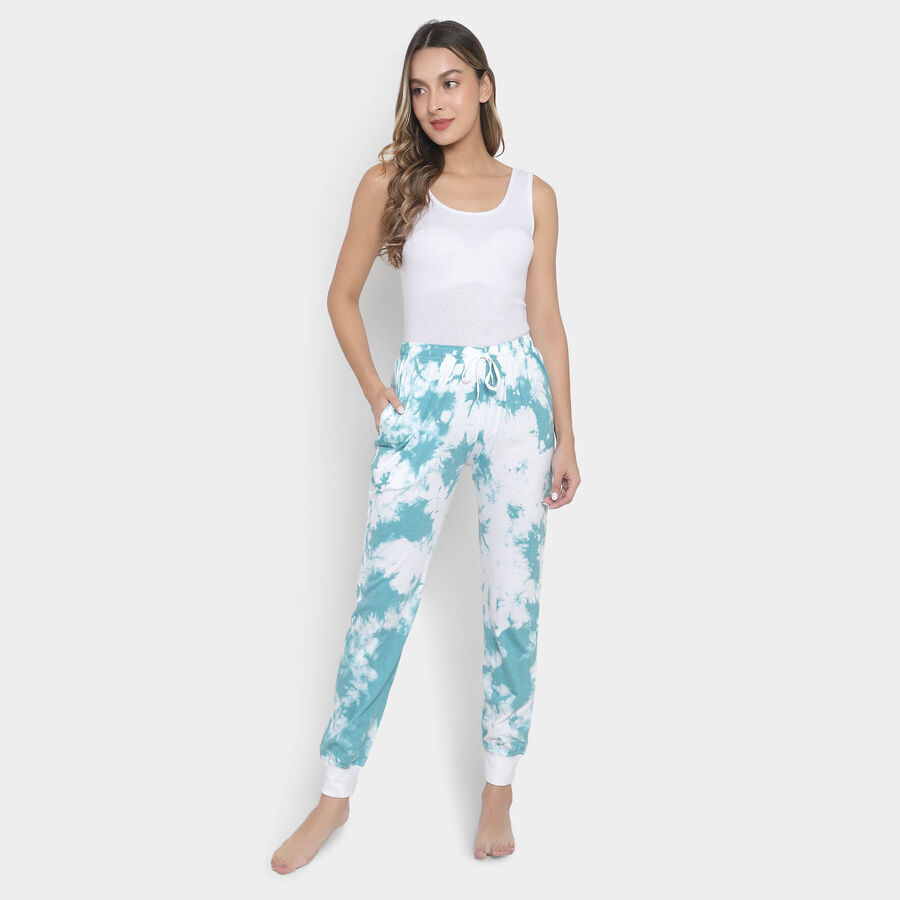 Printed Pyjama, White, large image number null