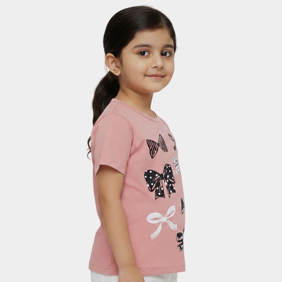 Girls' T-Shirt, Light Pink, large