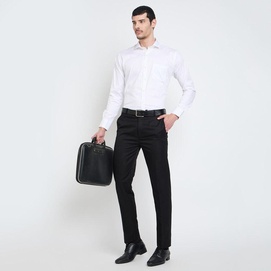 Men's 100% Cotton Formal Shirt , सफ़ेद, large image number null