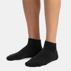 Men's Ankle Length Socks Pack of 3 ( Grey Melange, White, Charcoal ), मिश्रित हल्का ग्रे, small