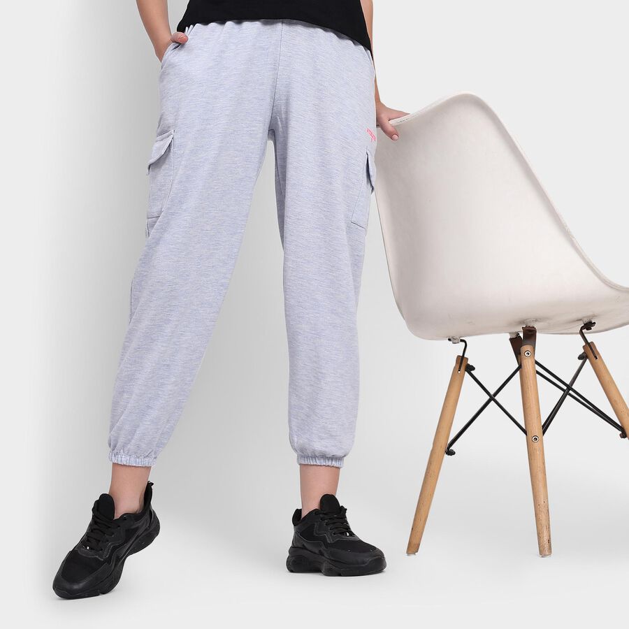 Ladies' Track Pants, Melange Blue, large image number null