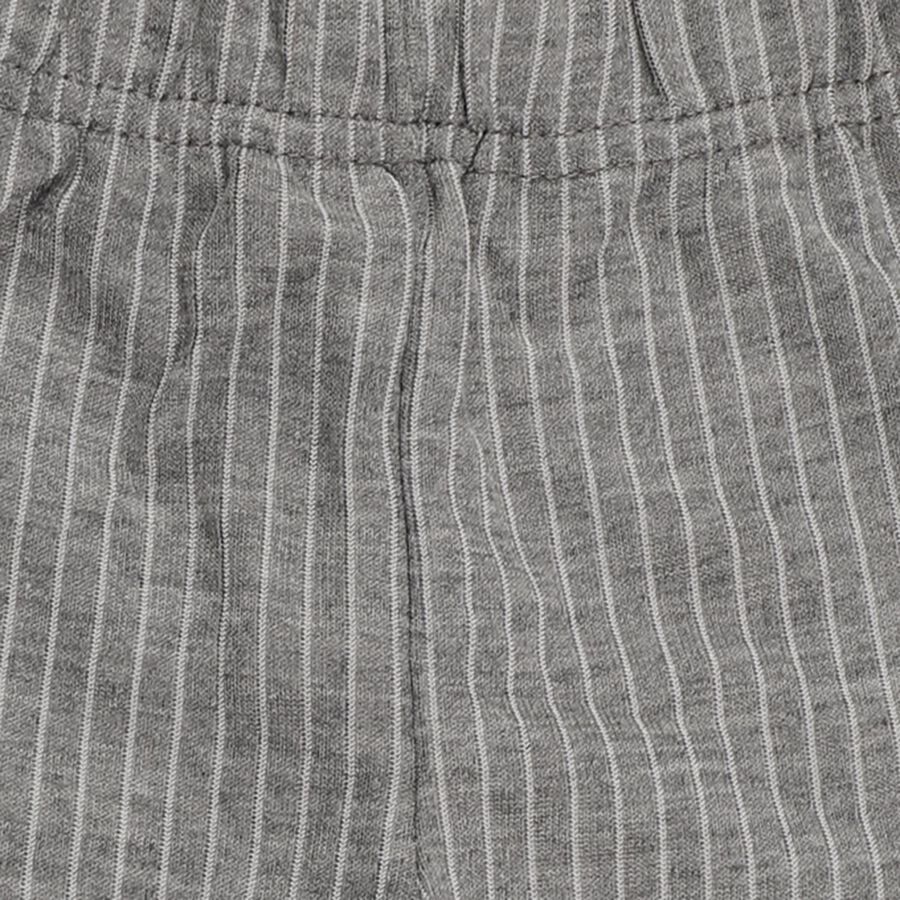 Girls Muted Charcoal Grey Thermal Lower, Melange Mid Grey, large image number null