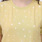 Ladies' Round Neck T-Shirt , खाकी, small