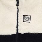 Infants Navy and White High Neck Casual Sweatshirt, नेवी ब्लू, small image number null