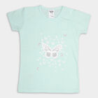 Girls' T-Shirt, हल्का हरा, small image number null