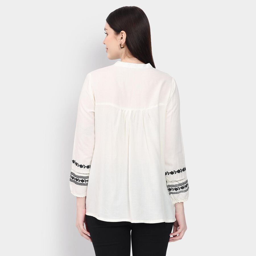 Ladies' Shirt , ऑफ व्हाइट, large image number null
