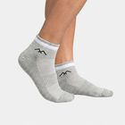 Men's Ankle Length Pack of 3 Socks ( Grey, Navy, Black ), Navy Blue, small
