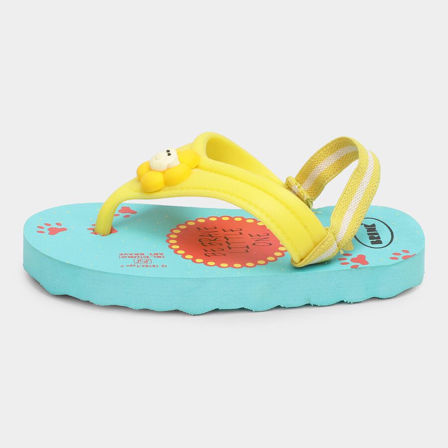 Kids' Unisex Slipper, फिरोज़ी, large image number null