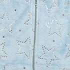 Girls Baby Blue Hooded Star Print Hipster Set, हल्का नीला, small image number null