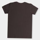 Boys' 100% Cotton Half Sleeves T-Shirt , चारकोल, small image number null