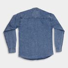 Boy's Casual Shirt, Mid Blue, small image number null