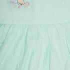 Infants' 100% Cotton Frock, Dark Green, small