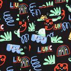 Boys Cotton Baba Suit, Black, small image number null
