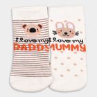 Infant's Socks (Pack of 2), Off White, small image number null