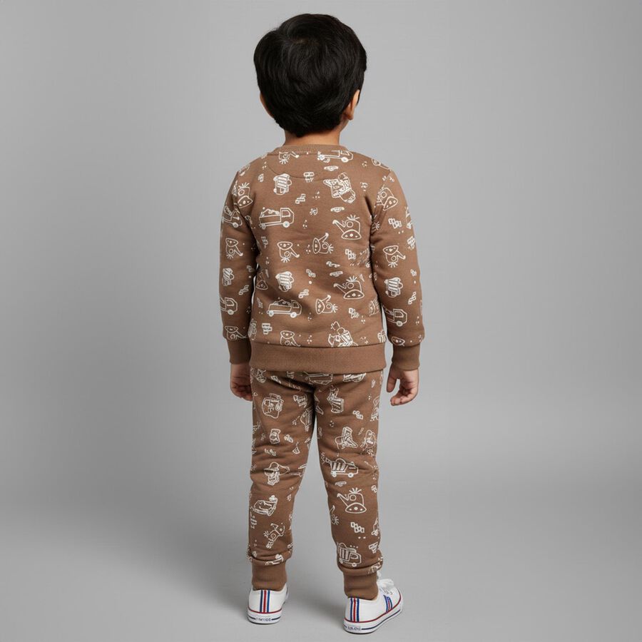 Boys' Baba Suit, भूरा, large image number null