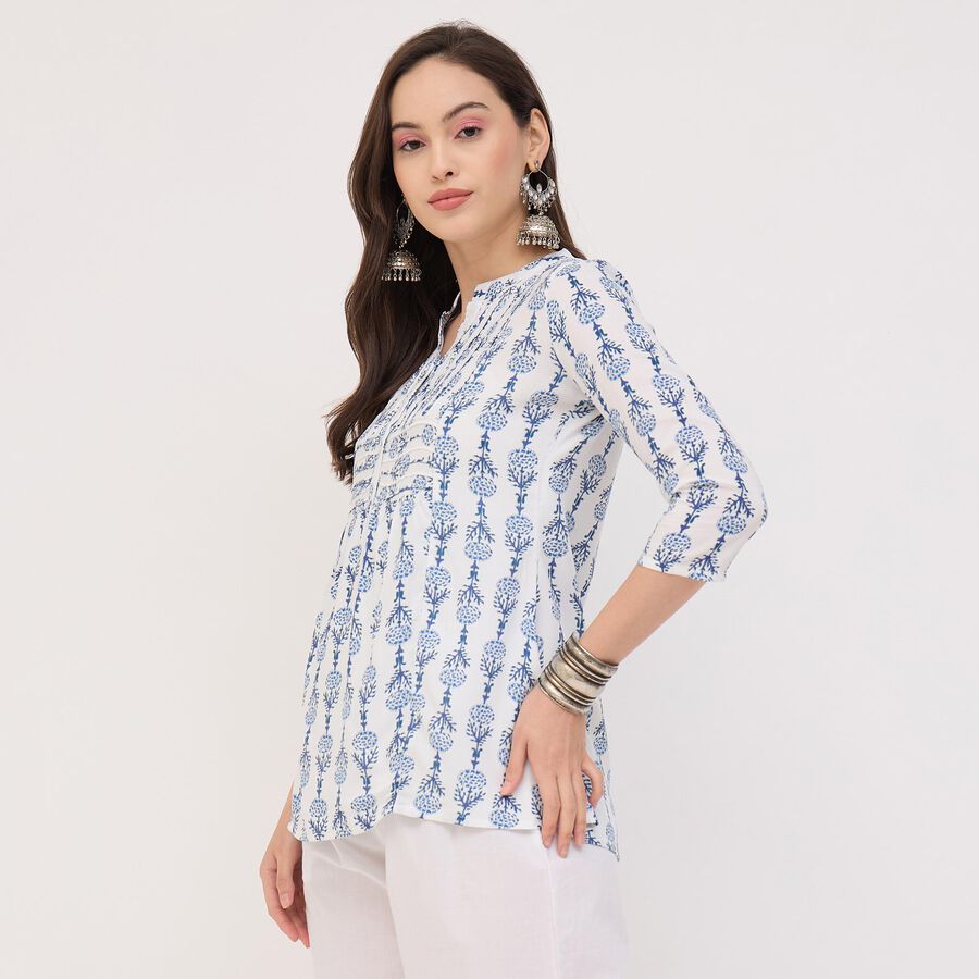 Ladies' Kurta, Off White, large image number null