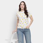 Ladies' Round Neck T-Shirt, White, small image number null